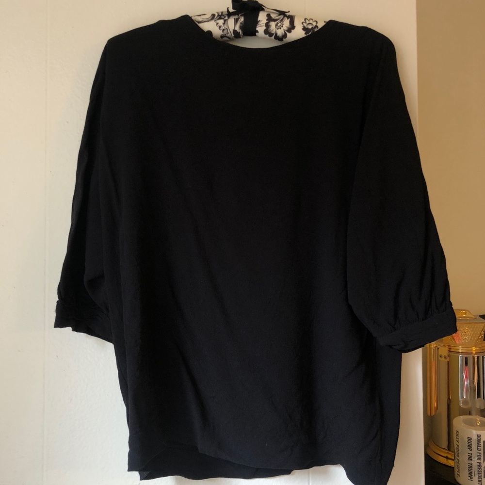 & Other Stories Black 3/4 Sleeve Top 💕❣️